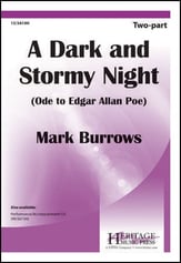 A Dark and Stormy Night Two-Part choral sheet music cover